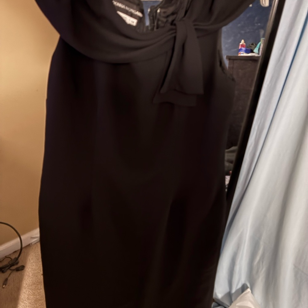 Donna Morgan black Midi Dress